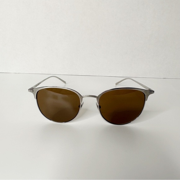 NEW Saint Laurent SL 148 T 003 Silver Classic Sunglasses w Case - Picture 4 of 12